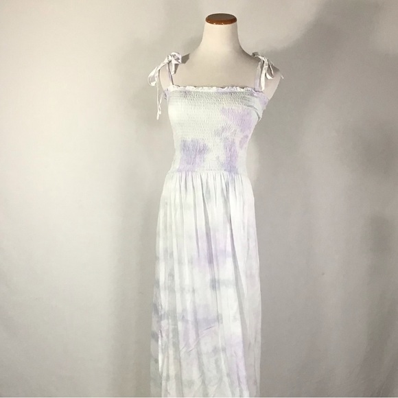 Kiwi and punch Pastel tie-dyed strapless dress maxi dress NWT - Picture 2 of 5